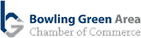 Blue and Grey logo for Bowling Green Area Chamber of Commerce
